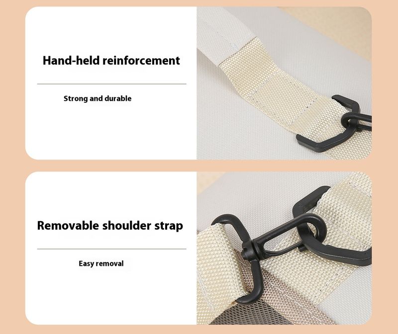 Haustiertasche, tragbare Tasche zum Ausgehen, Umhängetasche fürs Auto, kleine Hunde, atmungsaktiv, große Kapazität,_voghion.com