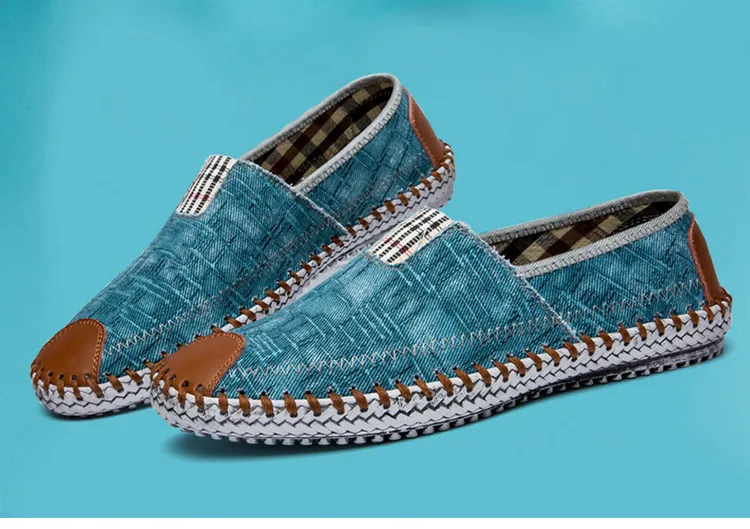 Pantofi sport casual pentru bărbați, pantofi sport cu toc înalt, respirabili, din denim, pentru bărbați, stil pescar, design de brand, espadrile, pantofi sport_voghion.com
