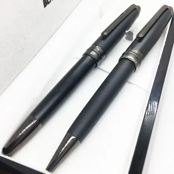 wholesale Großhandel Senden Sie 1 Gratis-Geschenk Ledertasche Mattschwarz Rollerball Kugelschreiber Schule Bürobedarf Mit Seriennummer_voghion.com