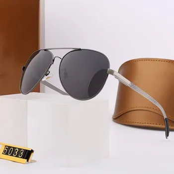 Men's Designer Sunglasses Metal Frame Uv400 Protection Eyewear_voghion.com