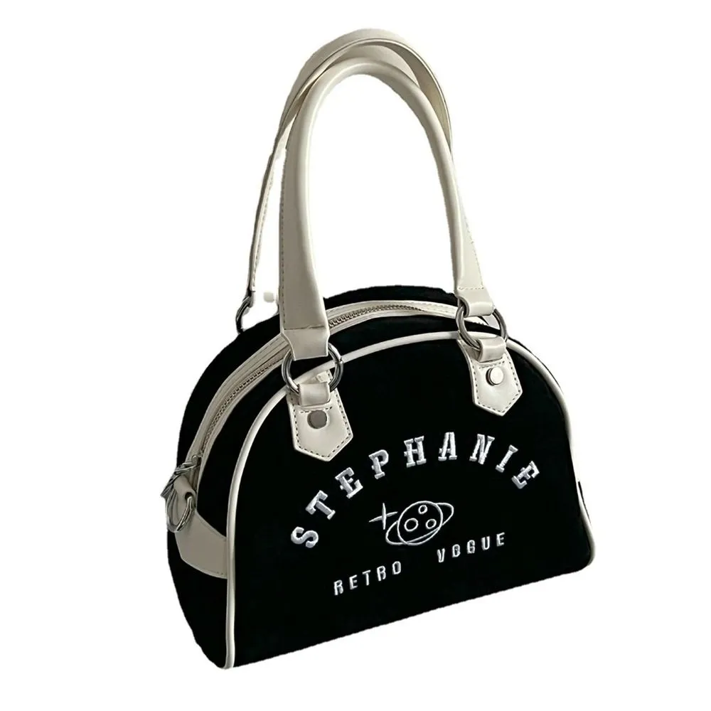 Tragbare Leder Boston Wildleder Einfarbig PU Bowling Große Kapazität Veet Baseball Tasche Reise_voghion.com