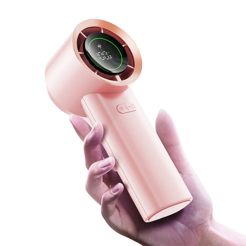 Tragbarer Handheld Turbo Jet Ventilator Wiederaufladbarer Minilüfter_voghion.com