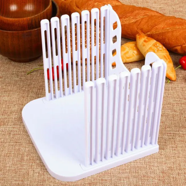 Guide de coupe pour pain avec épaisseur réglable pour cuisine_voghion.com