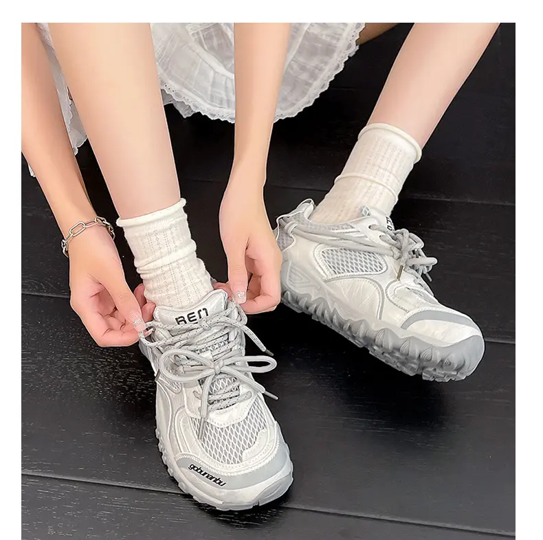 Damen Freizeitschuhe Aus Atmungsaktivem Mesh Mit Weicher Sohle_voghion.com