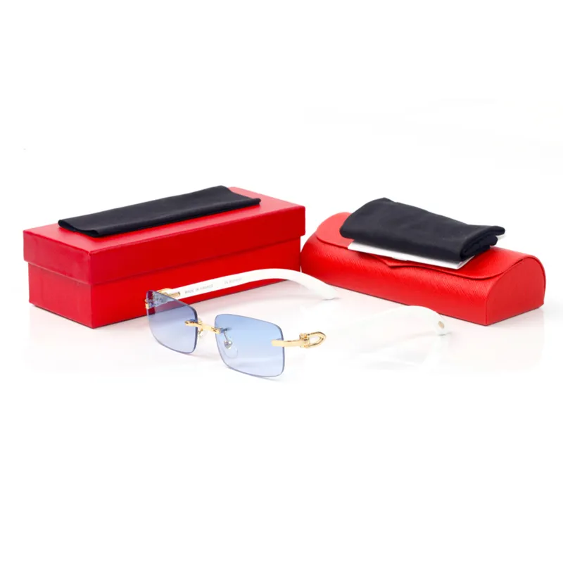 Classic Wooden Sunglasses Unisex White Series C-shaped Mahogany Gold Tea Gray Men Optical Frame Ladies Prescription_voghion.com