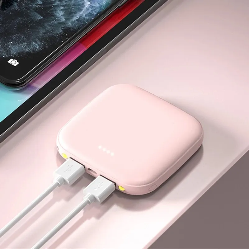 Mini Powerbank Mit Led Anzeige Und Usb Für Smartphone_voghion.com