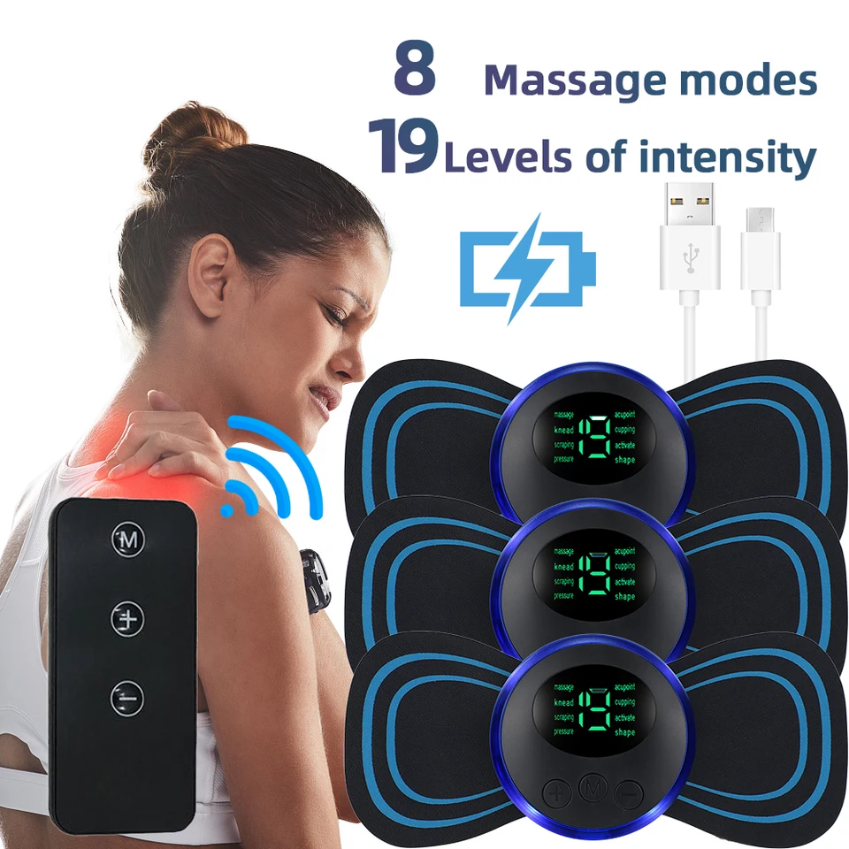 Appareil de massage électrique ems pour cou dos et muscles_voghion.com