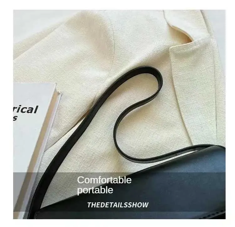 Vintage leather cross body bag suitable for warm 2024 designer Fem small flip cover sole armpit pocket handbag and_voghion.com