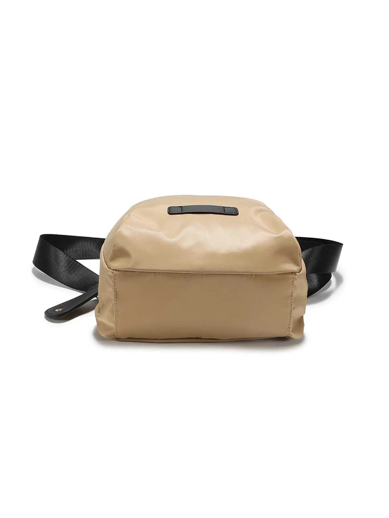 Sac à bandoulière minimaliste décontracté noir de petite taille pour le sport, le rangement en plein air, le nylon, le pack fantaisie C241022_voghion.com