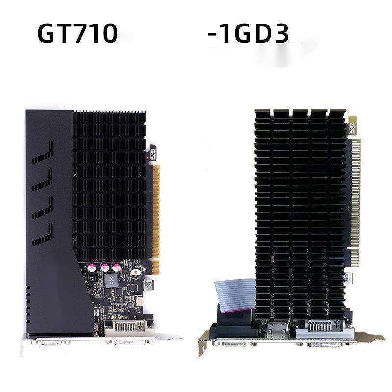 Fargerik GT710 Icestorm Shark/Versjon 1GD3 datamaskin uavhengig HD-grafikkort_voghion.com