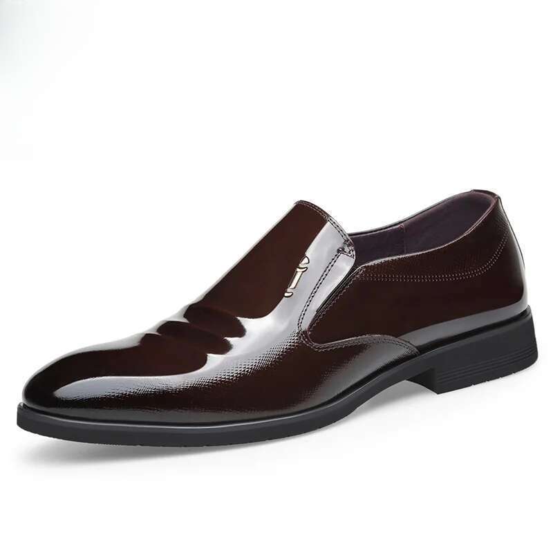 men's Leather Breathable Casual Shoes_voghion.com