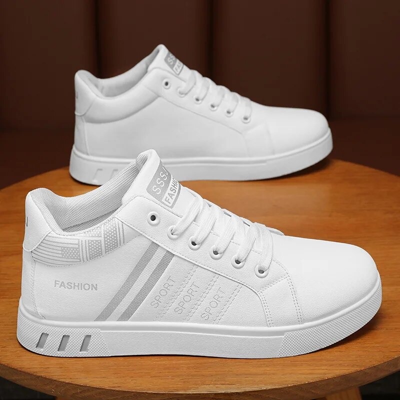 Männer Schuh 2024 Neue Atmungsaktive Casual für Männer Frühling Herbst Mode Nicht-Slip Männliche Turnschuhe Weiß Plattform Skateboard_voghion.com