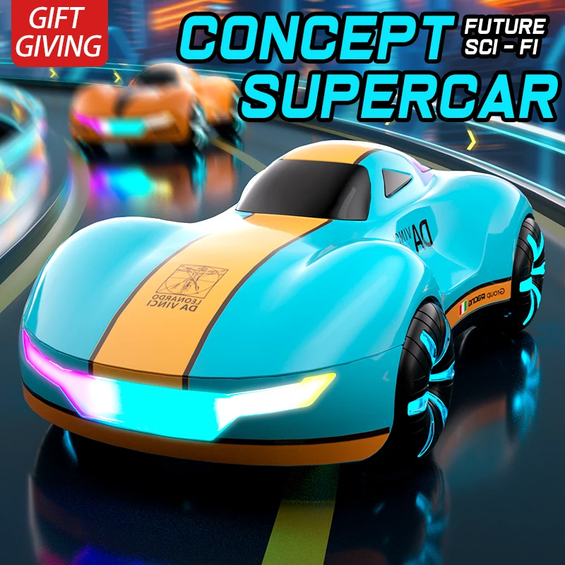 Drift Rc Stunt Car With Light Spray And Sound For Kids_voghion.com