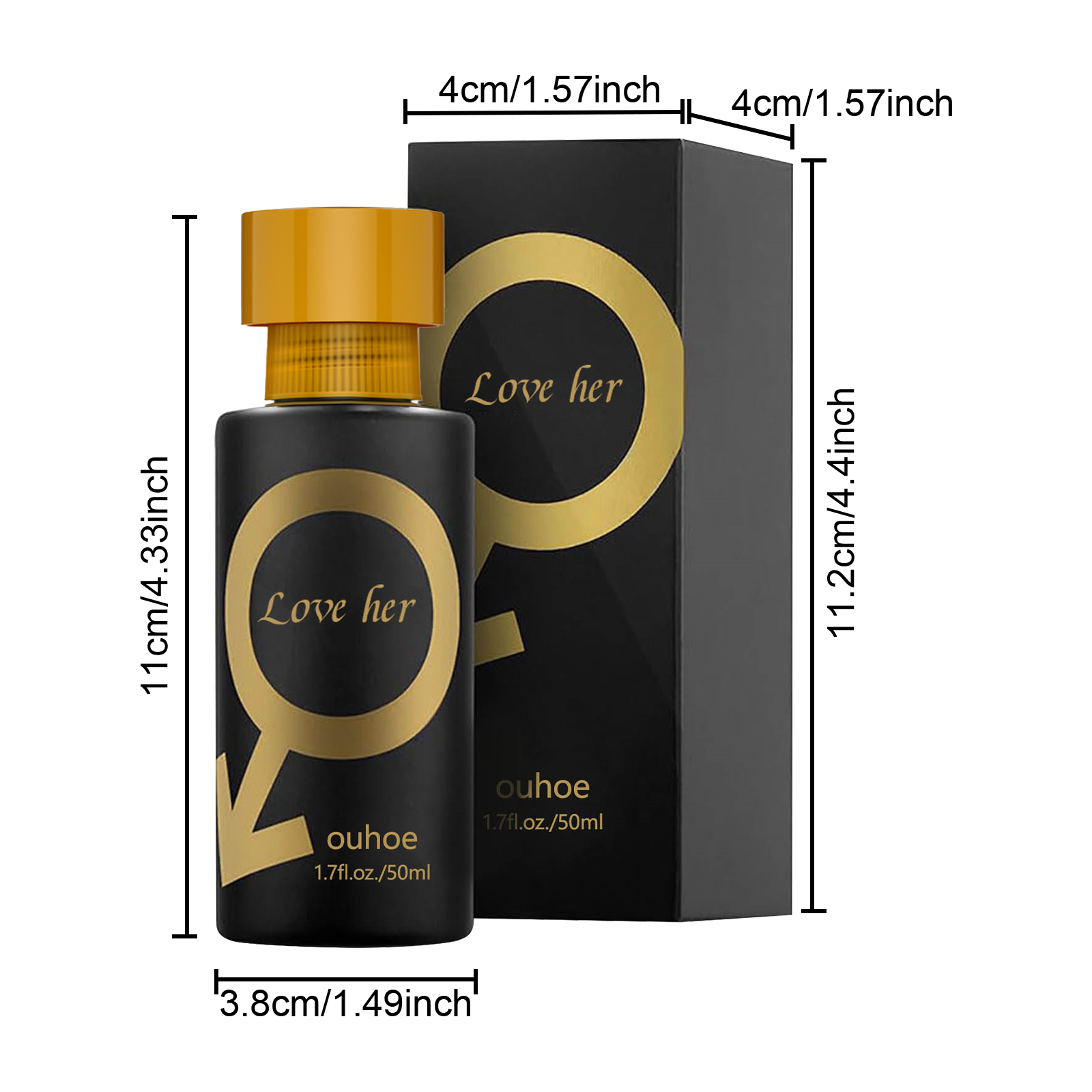 OUHOE Charm Perfume, Natural And Fresh Niche Lasting Fragrance Portable Couple Dating Atmosphere Perfume_voghion.com