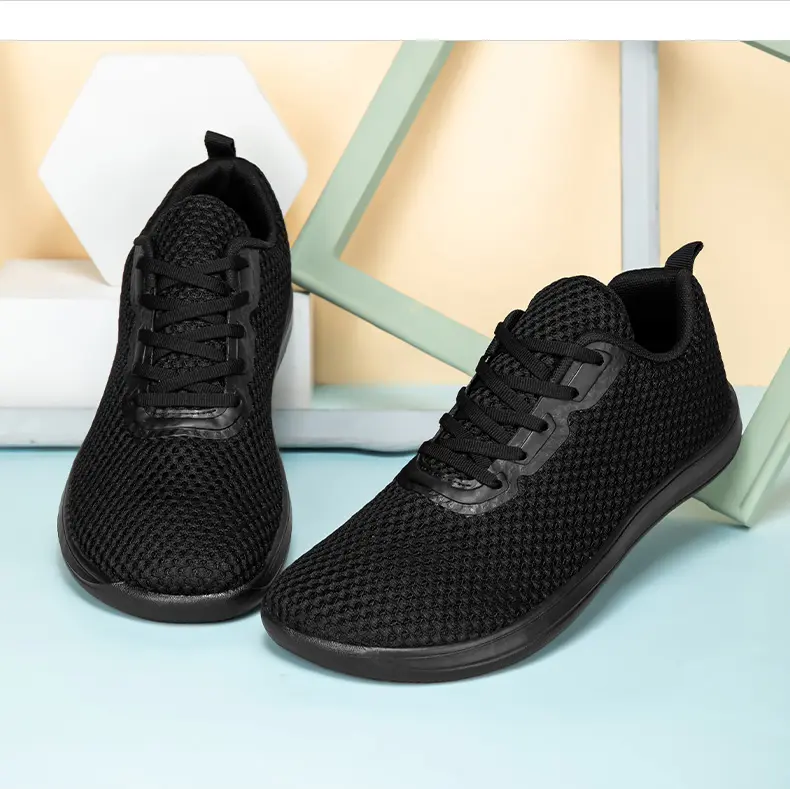 Coppia di scarpe da uomo, scarpe da donna, scarpe larghe, comode, in rete, per quattro stagioni, traspiranti, di grandi dimensioni_voghion.com