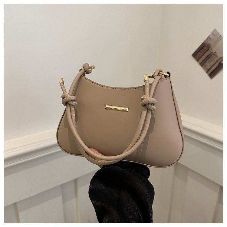 Popular Small Bag Women's Bag 2024 Spring New Versatile Small Square Bag Fashion Candy Color Single Shoulder Underarm Bag_voghion.com