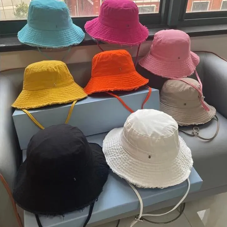 Bonnet de vacances en paille pour visiteur, belle casquette pour homme et femme, large chapeau d'été, bob à bord, artichaut, design, couleur unie_voghion.com