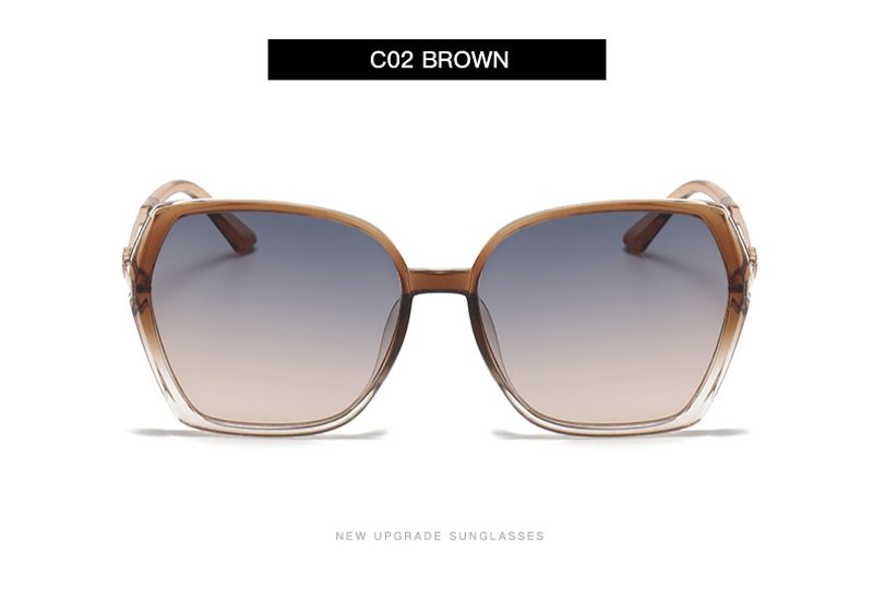 Unisex Large Frame Sunglasses Anti Ultraviolet Eye Protection_voghion.com