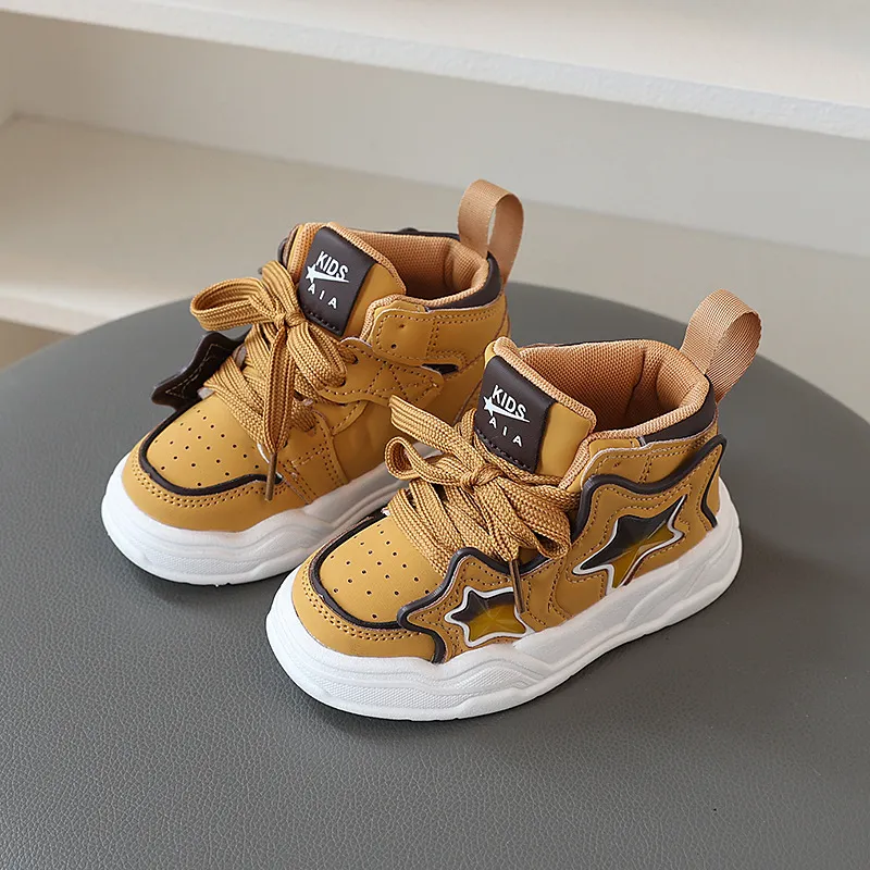 Boy Sport Autumn Winter Fashion Casual Kids Soft Sole Basketball Shoes Kidsnest Children Sneakers Trainers Sizes_voghion.com