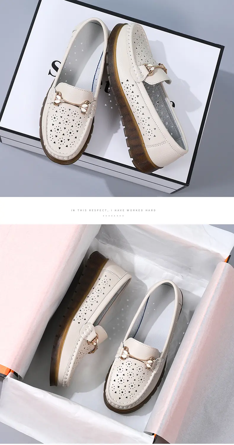 Women's Casual Shoes Comfortable Soft Sole Flat Slip-on Shoes_voghion.com