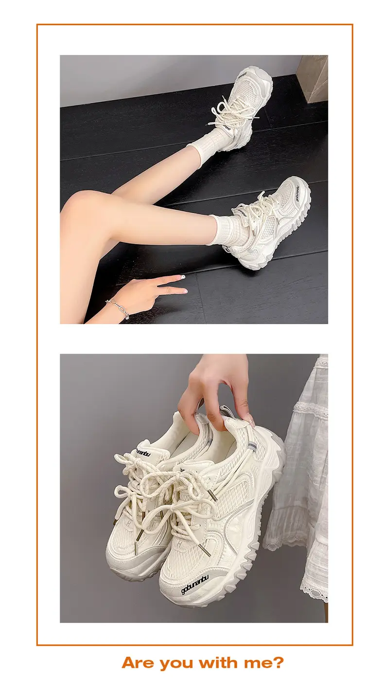 Damen Freizeitschuhe Aus Atmungsaktivem Mesh Mit Weicher Sohle_voghion.com
