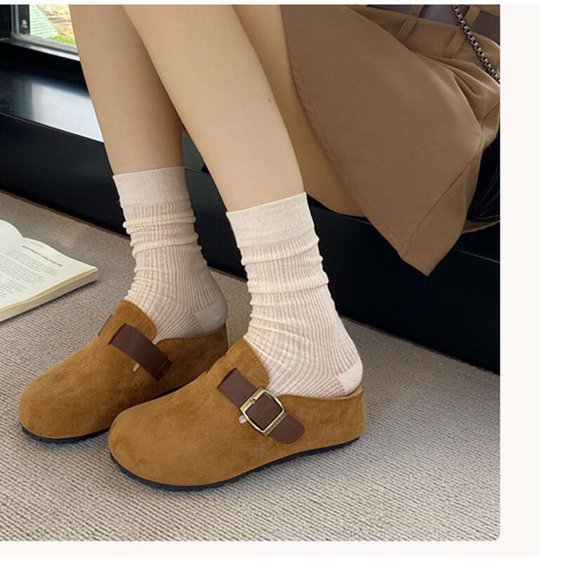 Women's Mary Jane Burkon Toe, Heightened, Versatile, Single Toe Loafers_voghion.com