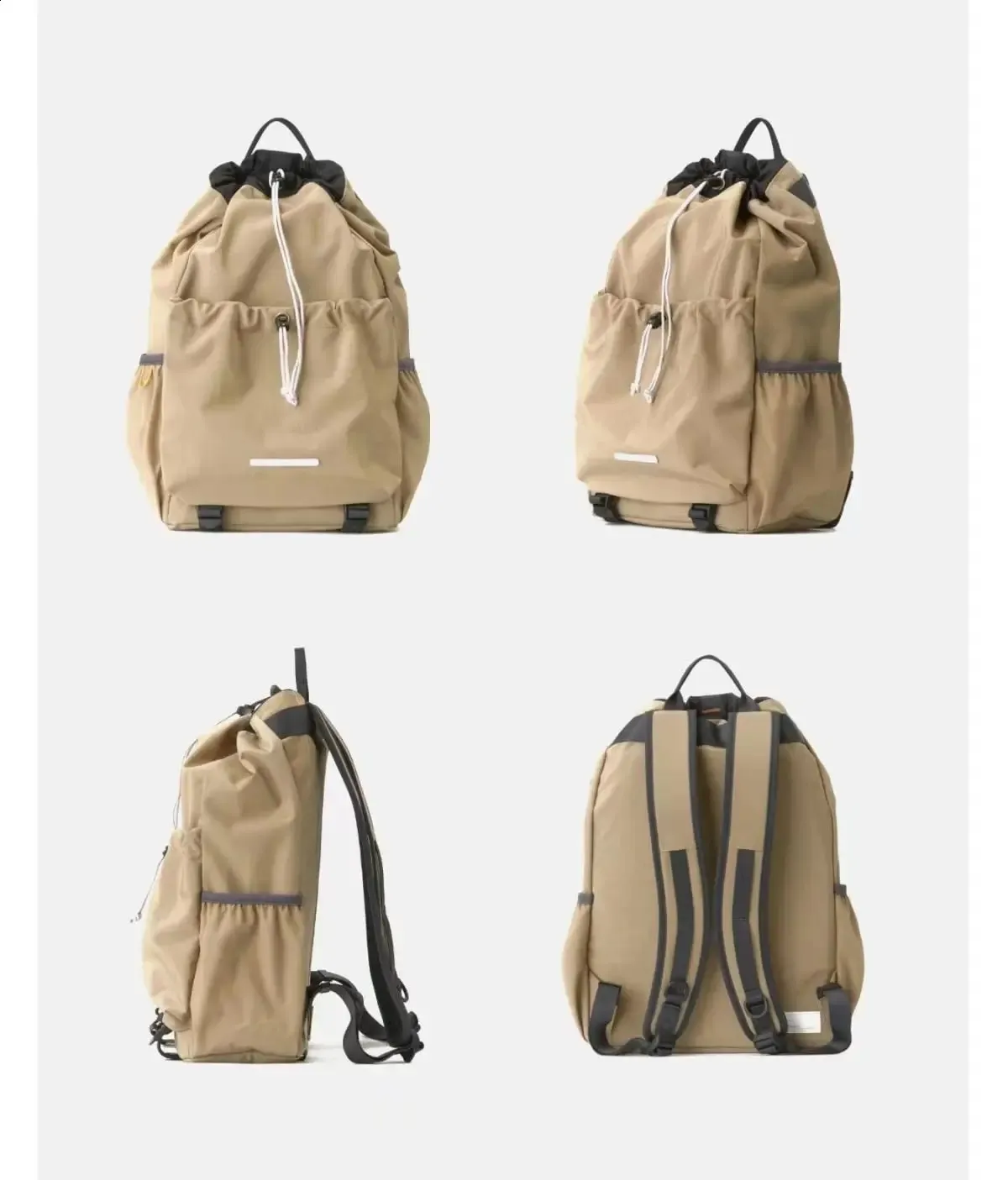Drawstring Backpack For Women Casual Y2k Preppy School Rucksack_voghion.com