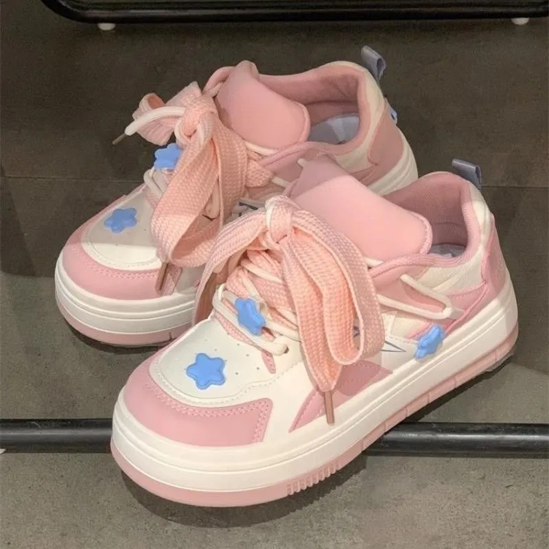 Semelle épaisse Tête ronde Canva Bicuit Meh Respirant À la mode Caual Confortable Antidérapant Porter Réitant Conseil_voghion.com