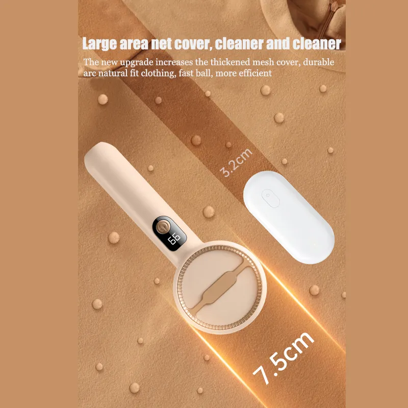 Rechargeable White Fabric Shaver - Clothes Hair Remover For Wardrobe Maintenance
_voghion.com