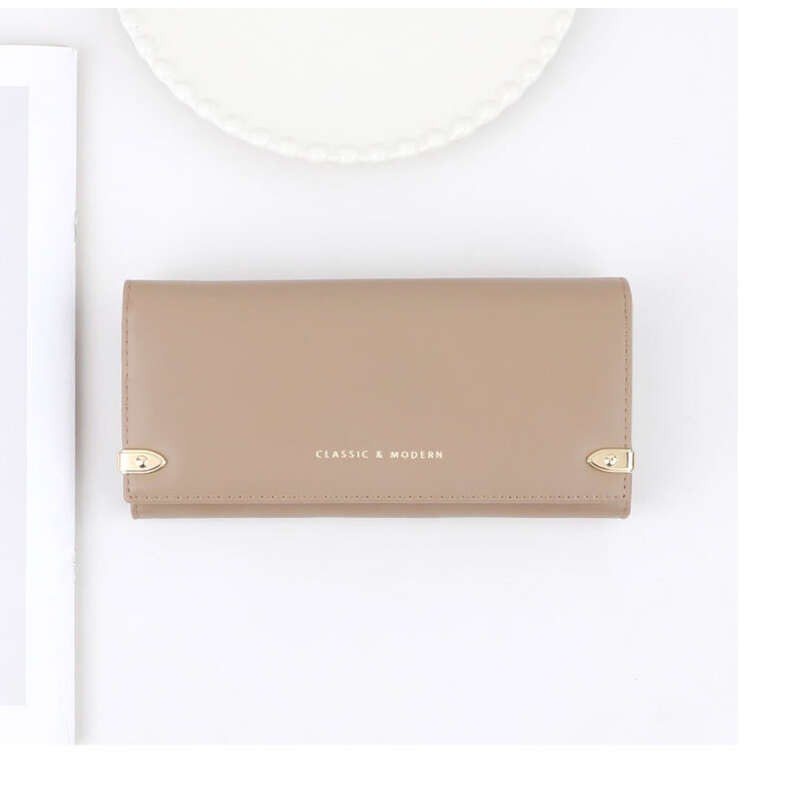 New High-grade Leather Ladies Wallet With Extra Long Storage Space_voghion.com