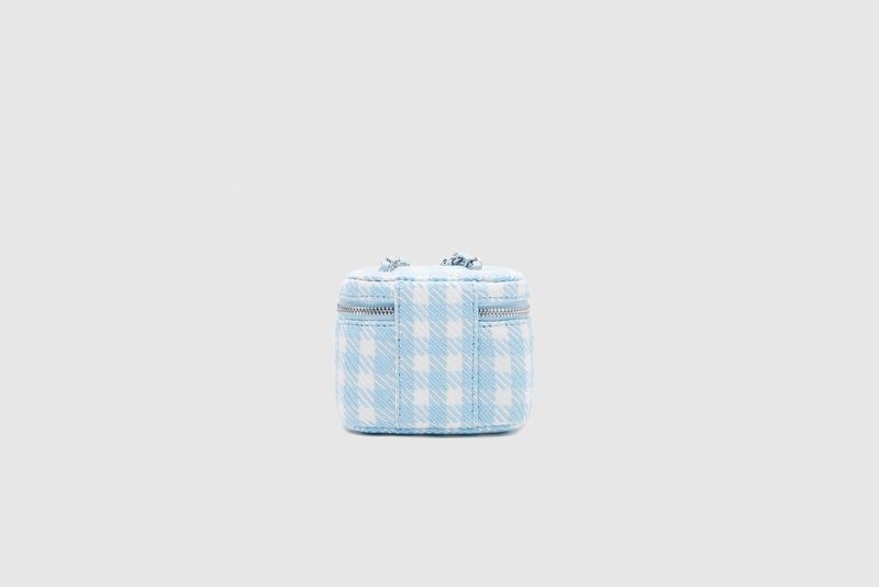 UR Fashion Damentasche 2023 Neue karierte Boxtasche Kleine frische süße Stilkette Umhängetasche Mini Kosmetiktasche_voghion.com