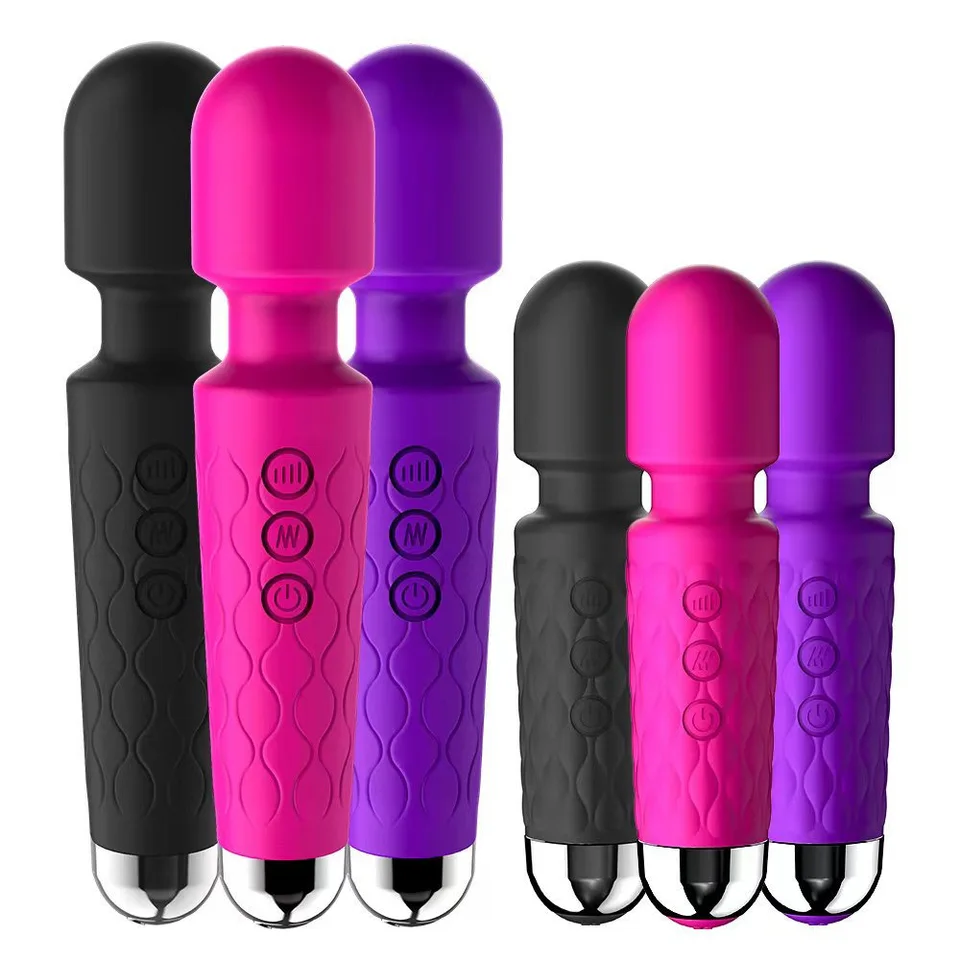 Vibrateur av magic wand puissant pour stimulation du point g_voghion.com