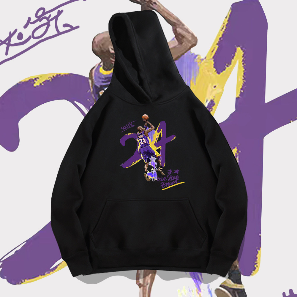 Felpa con cappuccio pullover commemorativo Kobe 24 per uomo, marca di moda, primavera e autunno, per giovani studenti, basket, con cappuccio_voghion.com