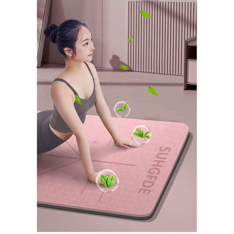 TPE profesional pentru yoga antiderapant, ecologic, netoxic, izolat fonic și absorbant de șocuri. Este perfect..._voghion.com