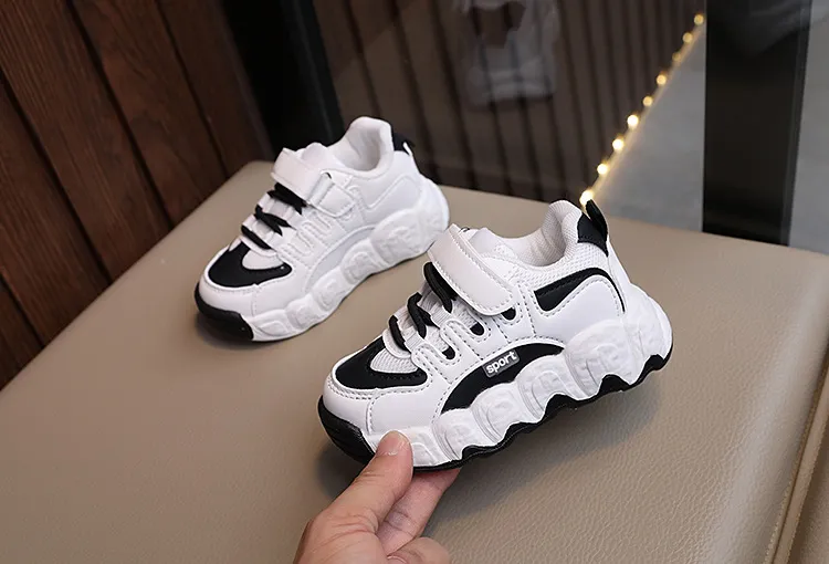 Children Sneakers Light Weight Infant Boys Girls Casual Happysteps Soft Bottom School Student Kids Sport Basketball_desvips.com