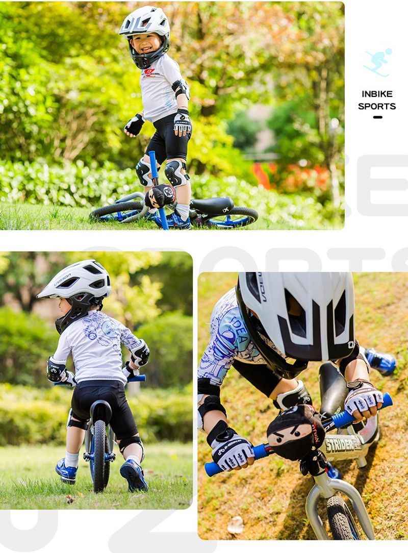 INBIKE balance bike gear, half children's gloves, full finger skateboard riding anti-collision safety protective gear_voghion.com