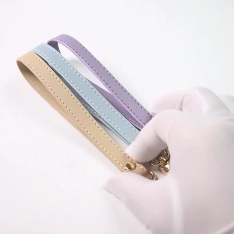 Neue Clutch-Handgelenk-Griffe aus 1,2 cm breitem PU-Leder für Damen, Geldbörsengriff, Ersatzgürtel, Taschenzubehör_voghion.com