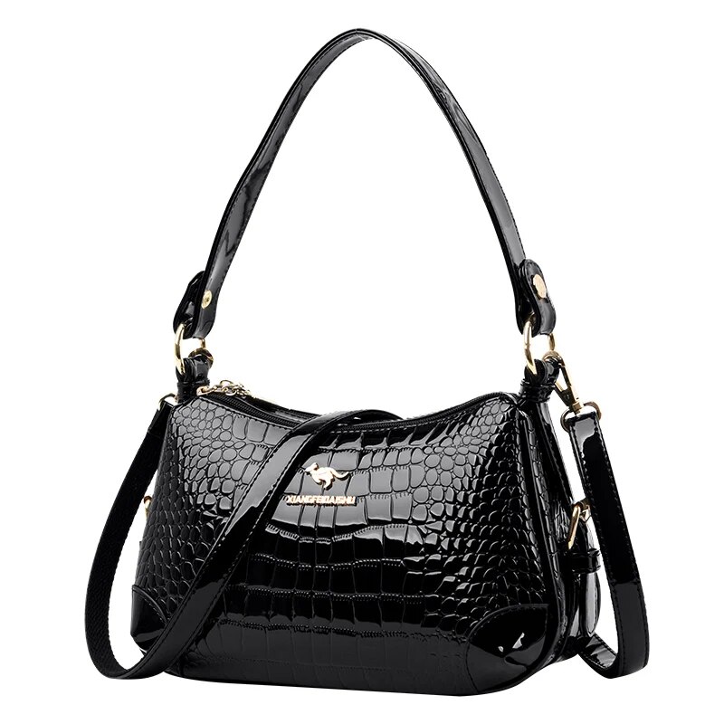 Designer Pu Leather Crossbody Bags For Women 2024 Shoulder Messenger Bag Lady Travel Handbags And Purse_voghion.com