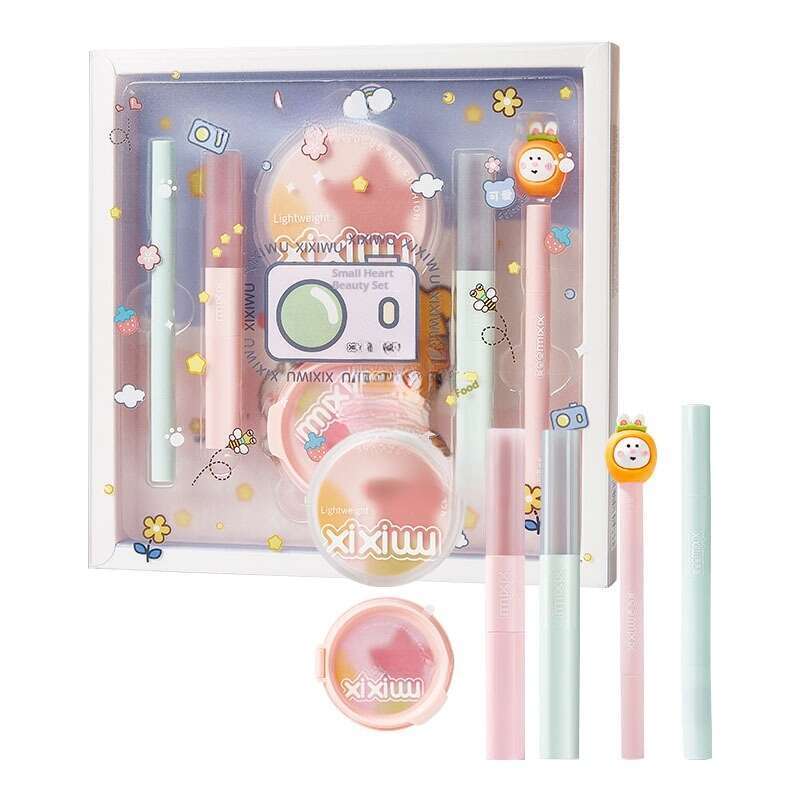Set completo per principianti di trucco, kit di bellezza per feste studentesche, confezione regalo sentita_voghion.com