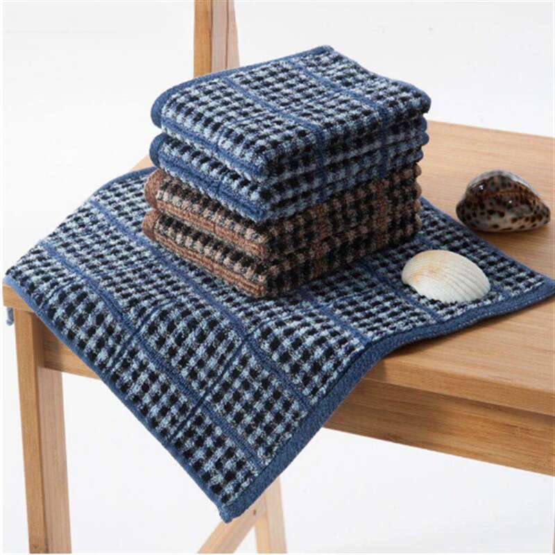 Gold Klasse A Standard Reine Baumwolle Wasserabsorbierend Dunkel * 30 Quadrat Handtuch G6206_voghion.com