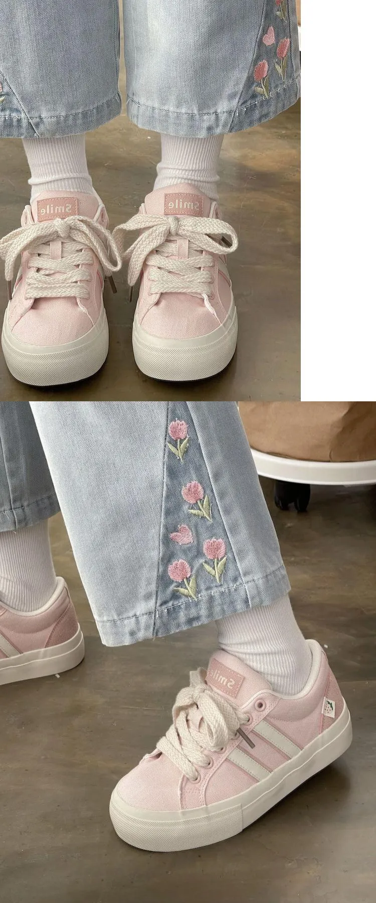 Chaussures de ville décontractées, confortables et respirantes, style campus, en toile épaisse avec surface en tissu_voghion.com