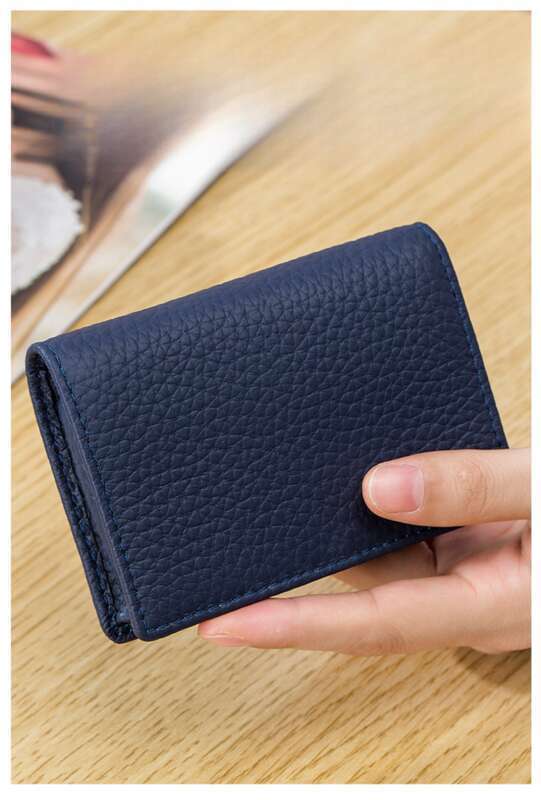 Multifunctional Leisure Head Layer Cowhide Briefcase, Business Card Holder, Men And Women Creative Storage Wallet_voghion.com