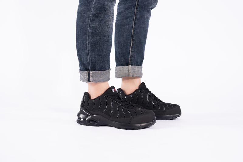 LARNMERN Stahlkappe für Männer, pannensichere Arbeitssicherheitsschuhe, atmungsaktiv, rutschfest, Tennis-Sneaker_voghion.com