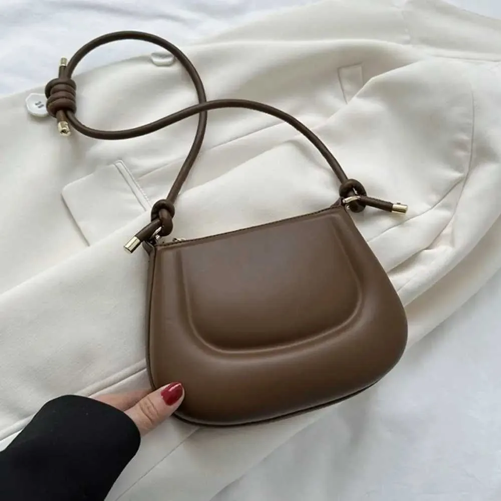 Designer Tasche Mode einfarbig unterwäsche frauen PU leder schulter tasche Y241115_voghion.com