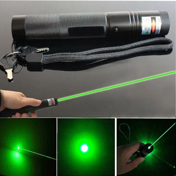 1MW Starker Grüner Laserpointer Outdoor USB Wiederaufladbar_voghion.com
