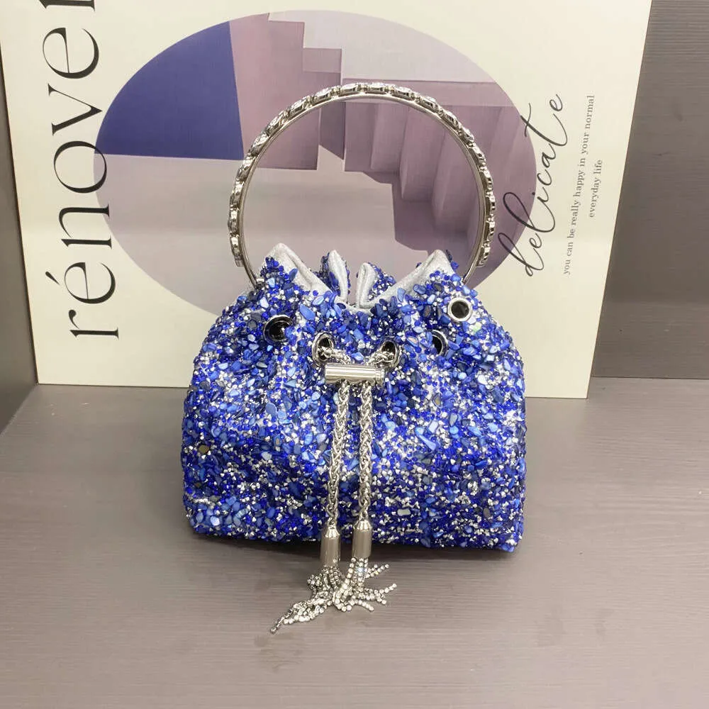 Nauja moteriška prekės ženklo piniginė ir rankinė, dizainerio rankinė, banketinė „Crystal Rhie“ rankinė per petį, šventinis krepšys_voghion.com