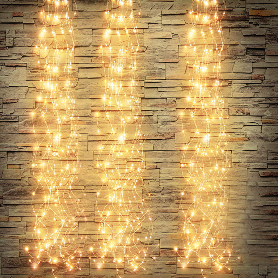 Thrisdar 30X2M 600LED Albero Vite Ramo Luce Filo di Rame Fata Luce Ghirlanda di Natale Luce Matrimonio Festa Stella Luce Stella_voghion.com
