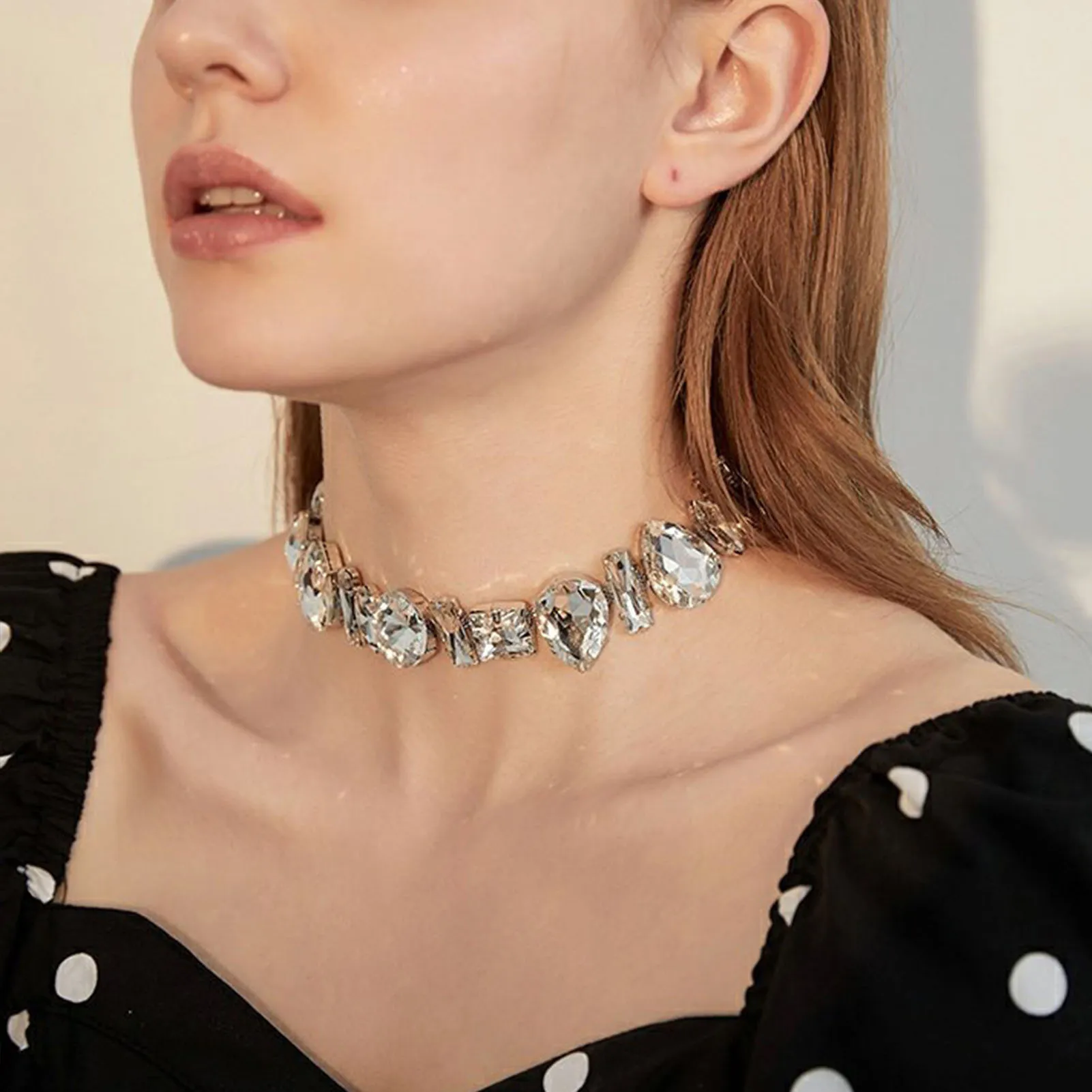 Chains Elegant Clavicle Chain Necklace Easily Wear Lightweight For Showing Unique Personality_voghion.com