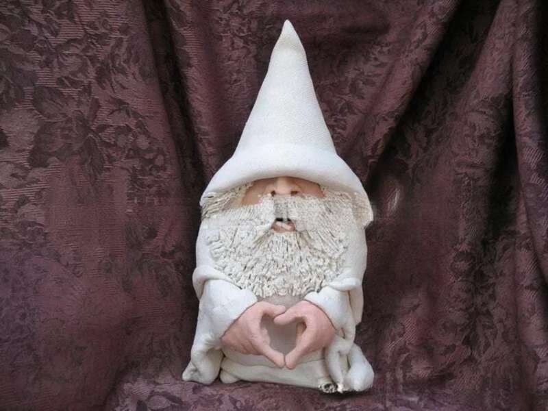 Ny ornamenthage røyking harpiks håndverk dverg sett statue hvit skjeggete gammel mann_voghion.com
