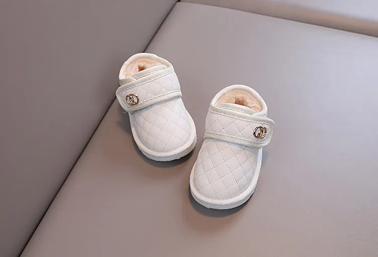 Bottes de neige chaudes d'hiver pour bébés garçons et filles Cutefeet Chaussures décontractées pour enfants Chaussures d'extérieur antidérapantes Plus Cachemire_voghion.com